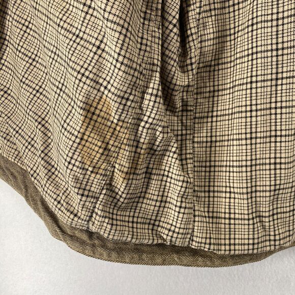 DOUBLE RRL RALPH LAUREN Jacket Mens M Barn Chore Flannel Lined Full Zip Brown - Picture 8 of 16